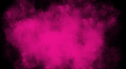 Flamingo Fog or smoke color isolated background for effect, text or copyspace.