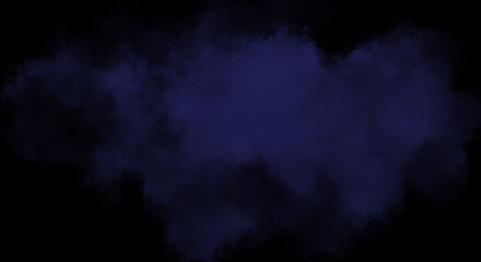 Navy Fog or smoke color isolated background for effect, text or copyspace.