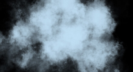 Fototapeta premium Powder Fog or smoke color isolated background for effect, text or copyspace.