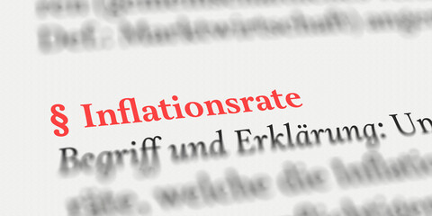 Inflationsrate rechtlich erklärt