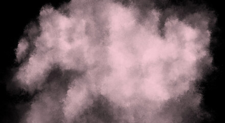 Carnation Fog or smoke color isolated background for effect, text or copyspace.