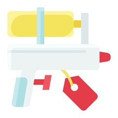 Water gun icon, Summer sale related vector