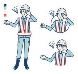 simple reflection vest man_Discouraged