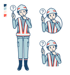 simple reflection vest man_question-panel