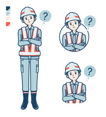 simple reflection vest man_Question-pose