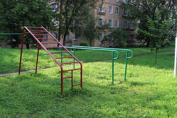 Fototapeta premium playground for children in the yard