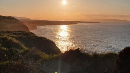 Obraz premium sunset over the sea