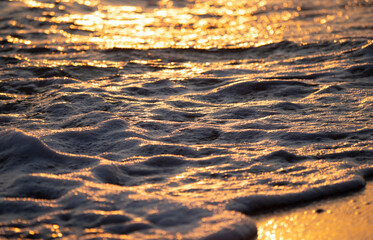 wave splash sea beach macro