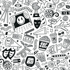 cinema - seamless pattern