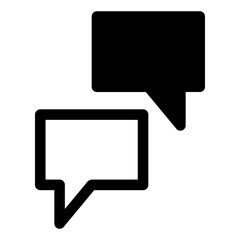 Fototapeta premium Chat icon