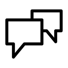 Fototapeta premium Chat icon