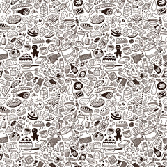 food - seamless pattern