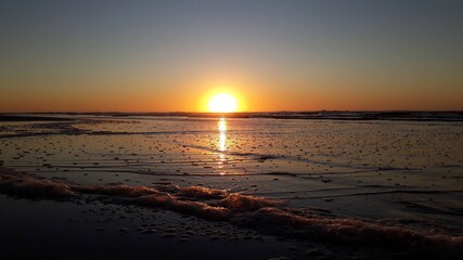 Fototapeta premium sunset on the beach