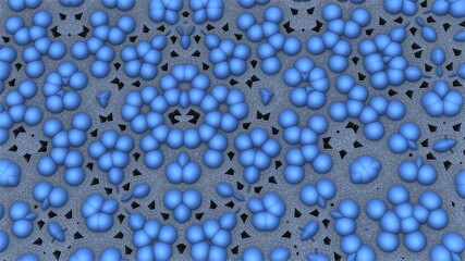 Structured relief background of a 3D factal pattern 076j