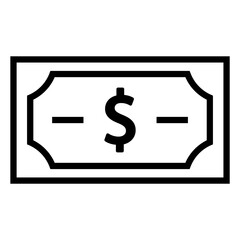 Paper money icon