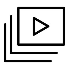 Video list icon