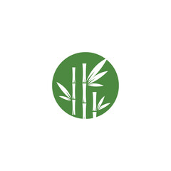 Naklejka premium Bamboo Logo Template vector icon