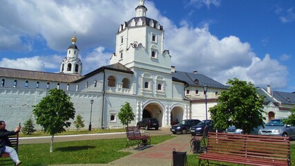 Russia. Sviyazhsk. May 22, 2020 Temples on the Museum Island. A city on an island at the confluence of the Sviyaga and the Volga.