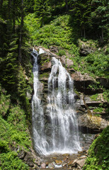 Picturesque waterfall in the forest
