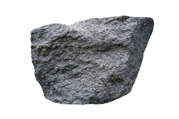 specimen of tuff rock isolated on a white background.