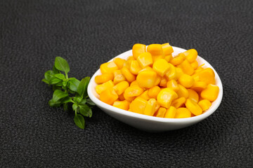 Young sweet corn