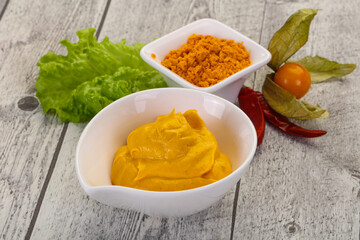 Curry sauce in the bowl