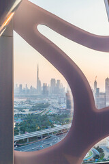 Fototapeta na wymiar A typical scene in Dubai UAE