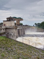 ivanovska hydroelectric power plant in Dubna