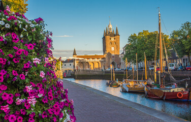 Zierikzee, Province of Zeeland, The Netherlands 01.08.2020, view of the historical Zuidhavenpoort