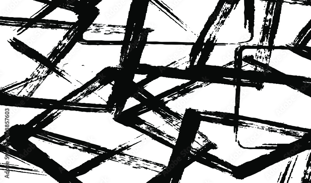 Poster vector brush sroke texture. distressed uneven grunge background. abstract distressed vector illustra