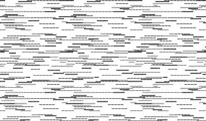 Obraz premium Rough, irregular texture composed of monochrome geometric elements. Overlay distressed grunge background. Abstract vector illustration. Isolated on white background. EPS10