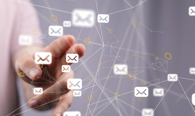 Obraz premium service communication support contact concept service