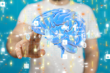 mind AI smart brain artificial system network digital