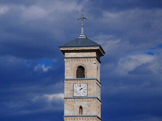 Fototapeta premium Roman Church tower, in Alba-Iulia, Romania