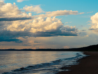 The Baltic Sea at sunset