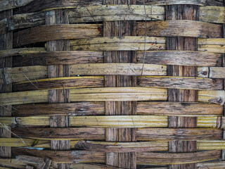 Material pattern made of natural bamboo