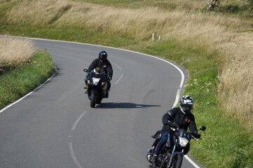 motorcycle on the road