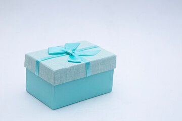The gift box is on a white background.