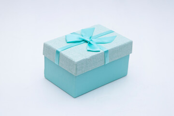The gift box is on a white background.
