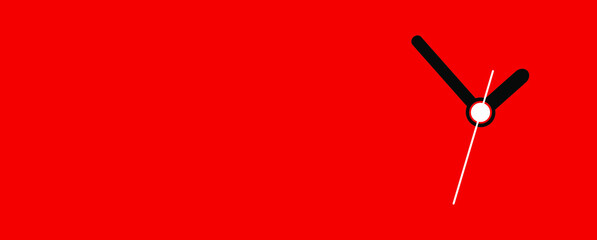 vector illustration of a red spoon