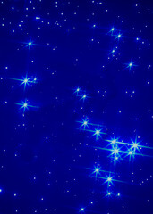 Sternenhimmel in dunkelblau