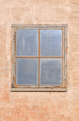 Closeup of vintage window