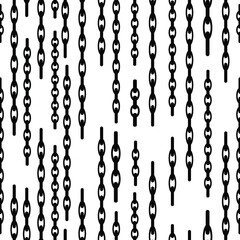 seamless pattern of metal chains