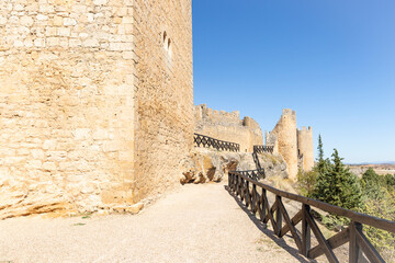 the medieval Castle of Penaranda de Duero, province of Burgos, Castile and Leon, Spain