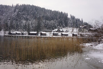 Fototapeta na wymiar Winter landscape in Austria
