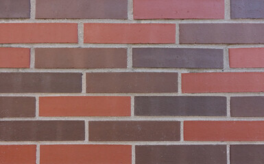 Brick wall of industry hall