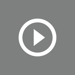 play button icon for website and mobile