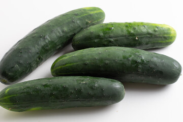 Pepinos frescos originais do Brasil