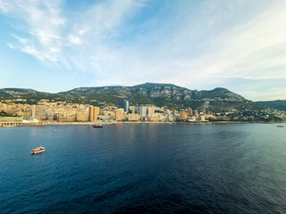 view of the bay of kotor montenegro