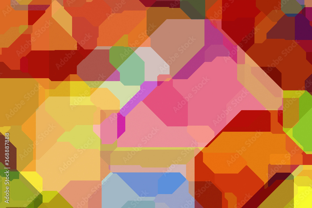 Poster modern minimalist abstract multicolor pattern design background